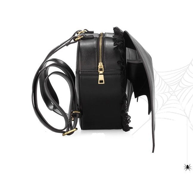 Bat Wings Kids Backpack with adjustable shoulder straps and spacious compartments for boys and girls, ideal for school, travel, and daily use