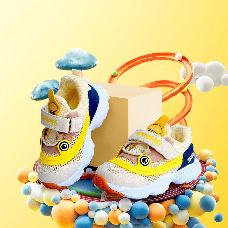 Baby Sports Shoes  Baby Toddler Shoes Soft Bottom Non-slip Breathable Boys And Girls Shoes