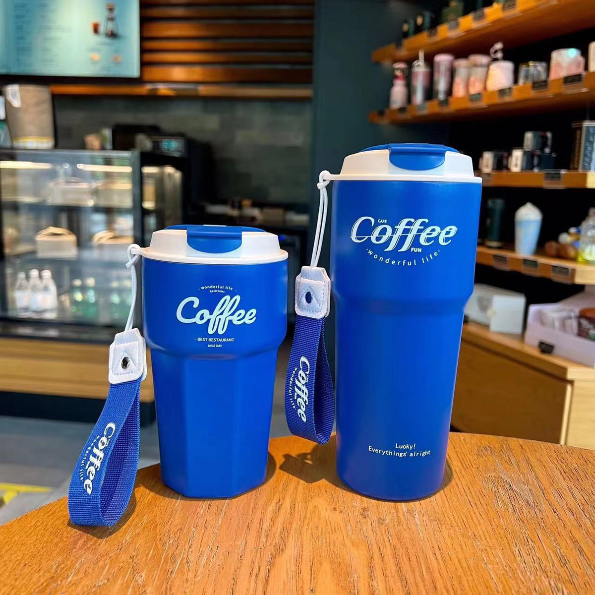 Stainless Steel Vacuum Coffee Mug – Leak Proof Travel Thermos