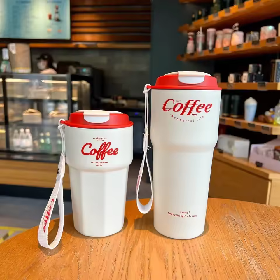 Stainless Steel Vacuum Coffee Mug – Leak Proof Travel Thermos