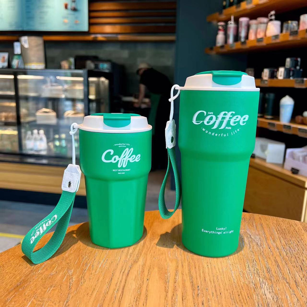 Stainless Steel Vacuum Coffee Mug – Leak Proof Travel Thermos