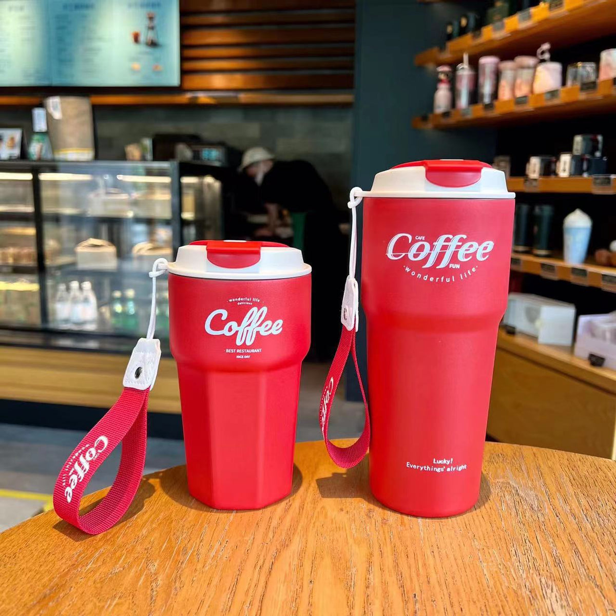 Stainless Steel Vacuum Coffee Mug – Leak Proof Travel Thermos
