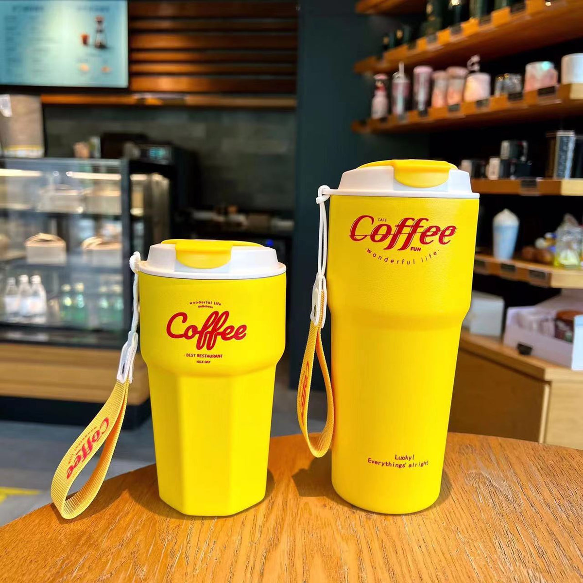 Stainless Steel Vacuum Coffee Mug – Leak Proof Travel Thermos