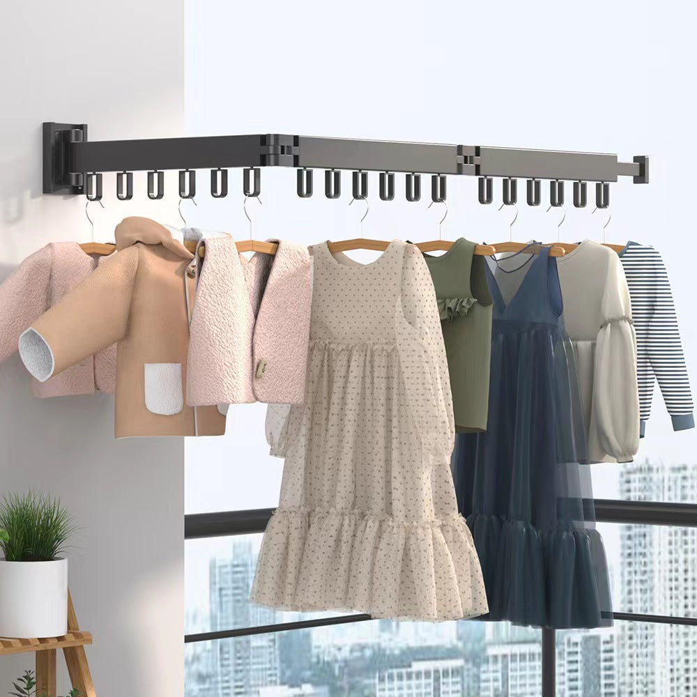360 Folding Clothes Hanger Bangladesh | Wall Mount Space Saving Rack
